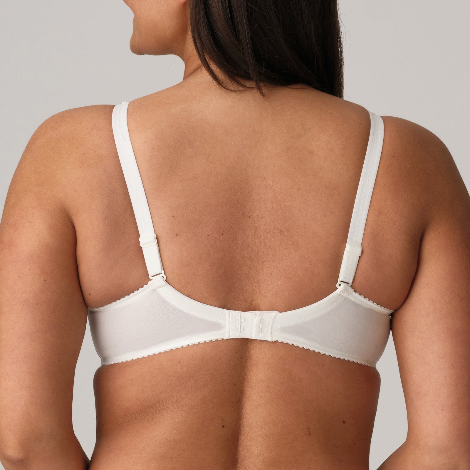 PrimaDonna Satin Padded Full Cup Bra in Natural