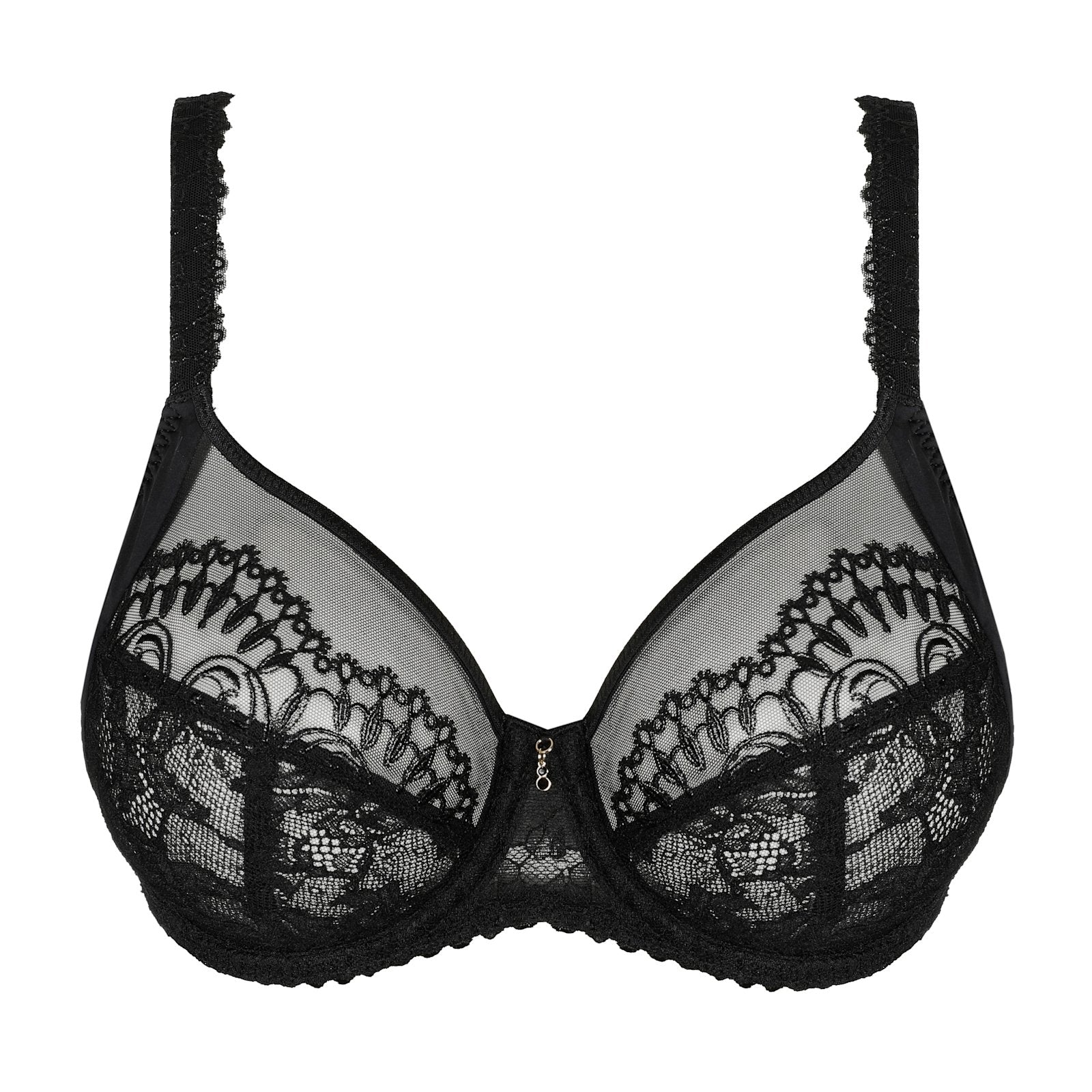 PrimaDonna Shimla Full Cup Bra flat lay in Black