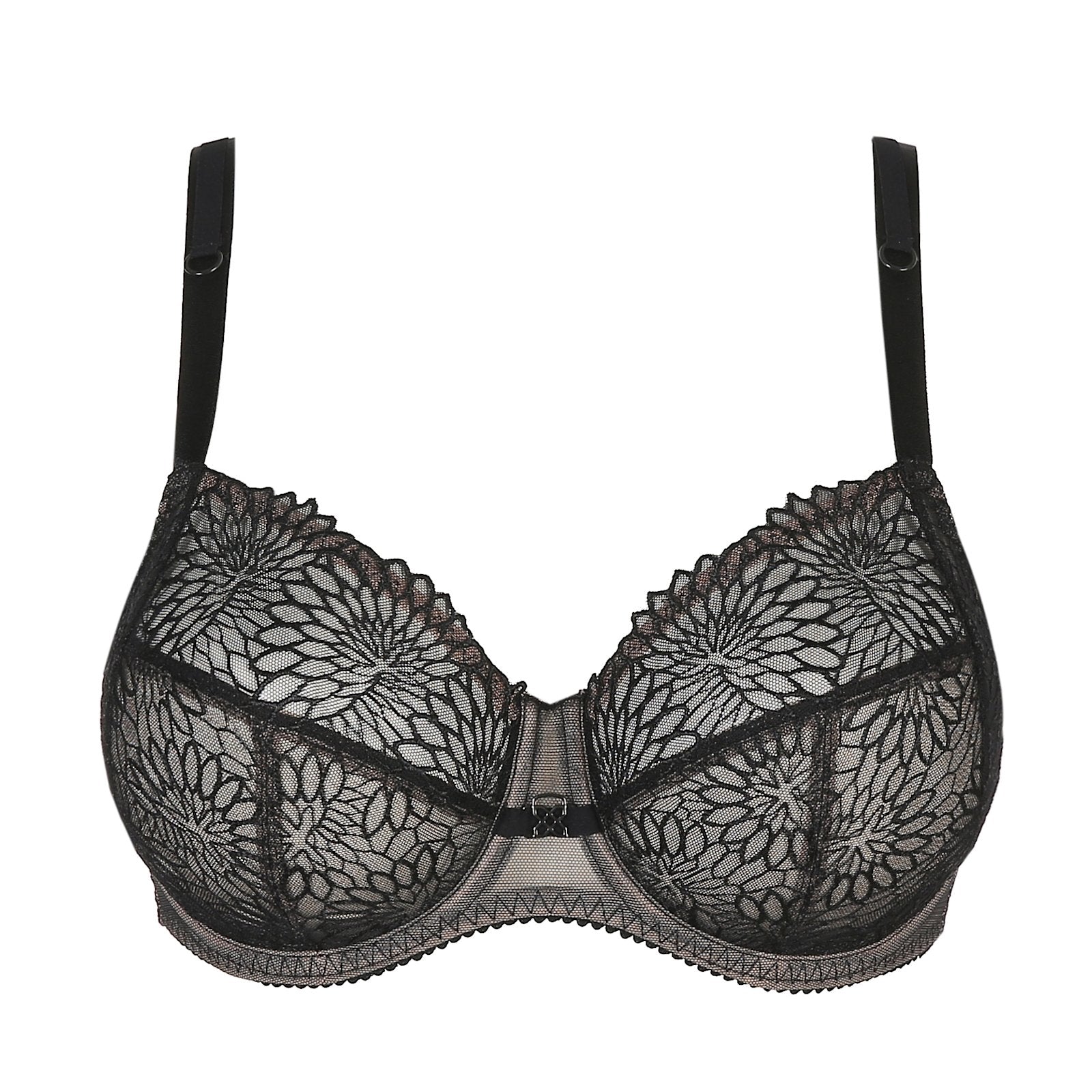 PrimaDonna Sophora Full Cup Bra flat lay in Black