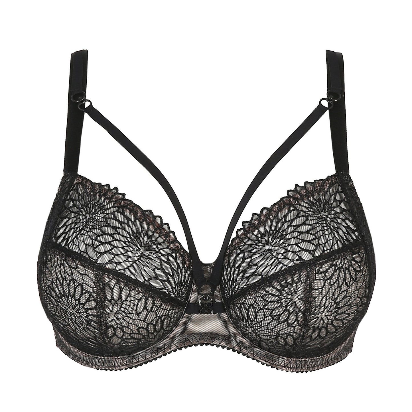 PrimaDonna Sophora Full Cup Bra flat lay in Black