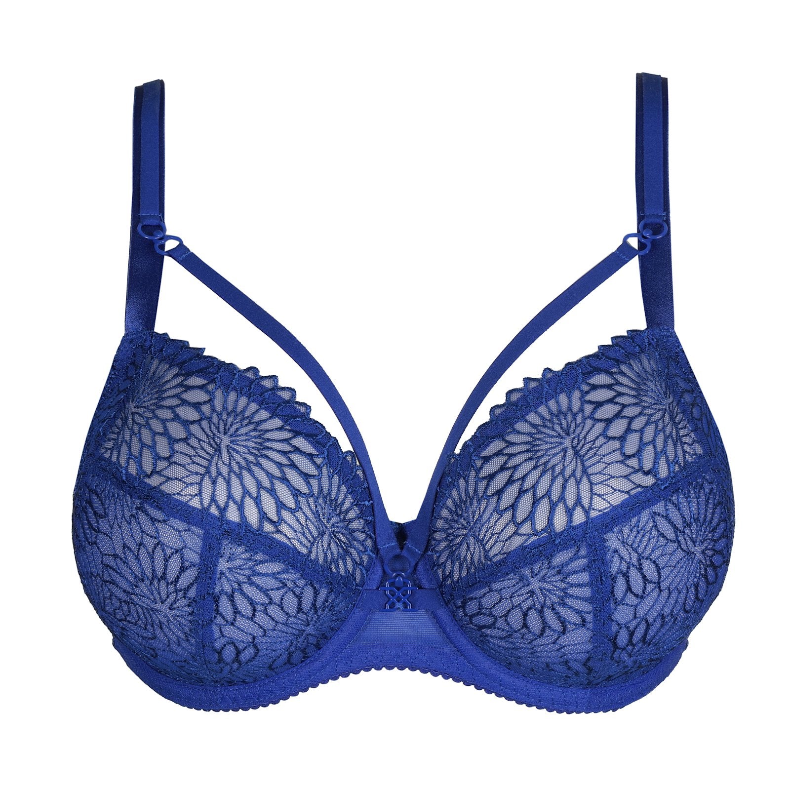 PrimaDonna Sophora Full Cup Bra flat lay in Blue Print