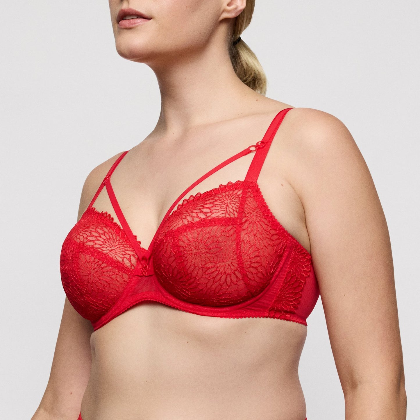 PrimaDonna Sophora Full Cup Bra in True Red