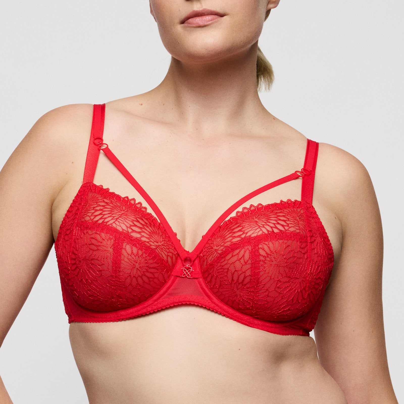 PrimaDonna Sophora Full Cup Bra in True Red