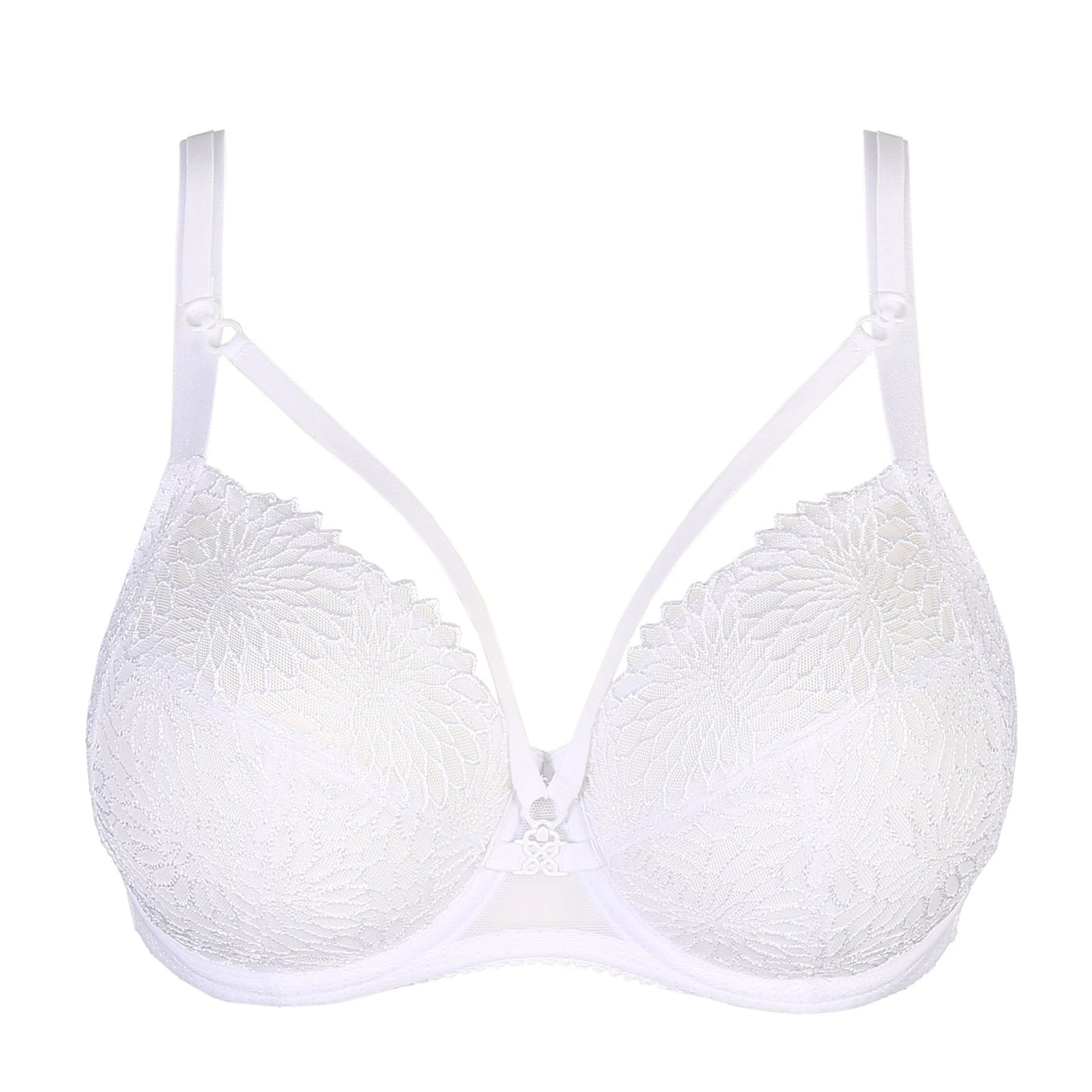 PrimaDonna Sophora Full Cup Bra flat lay in White