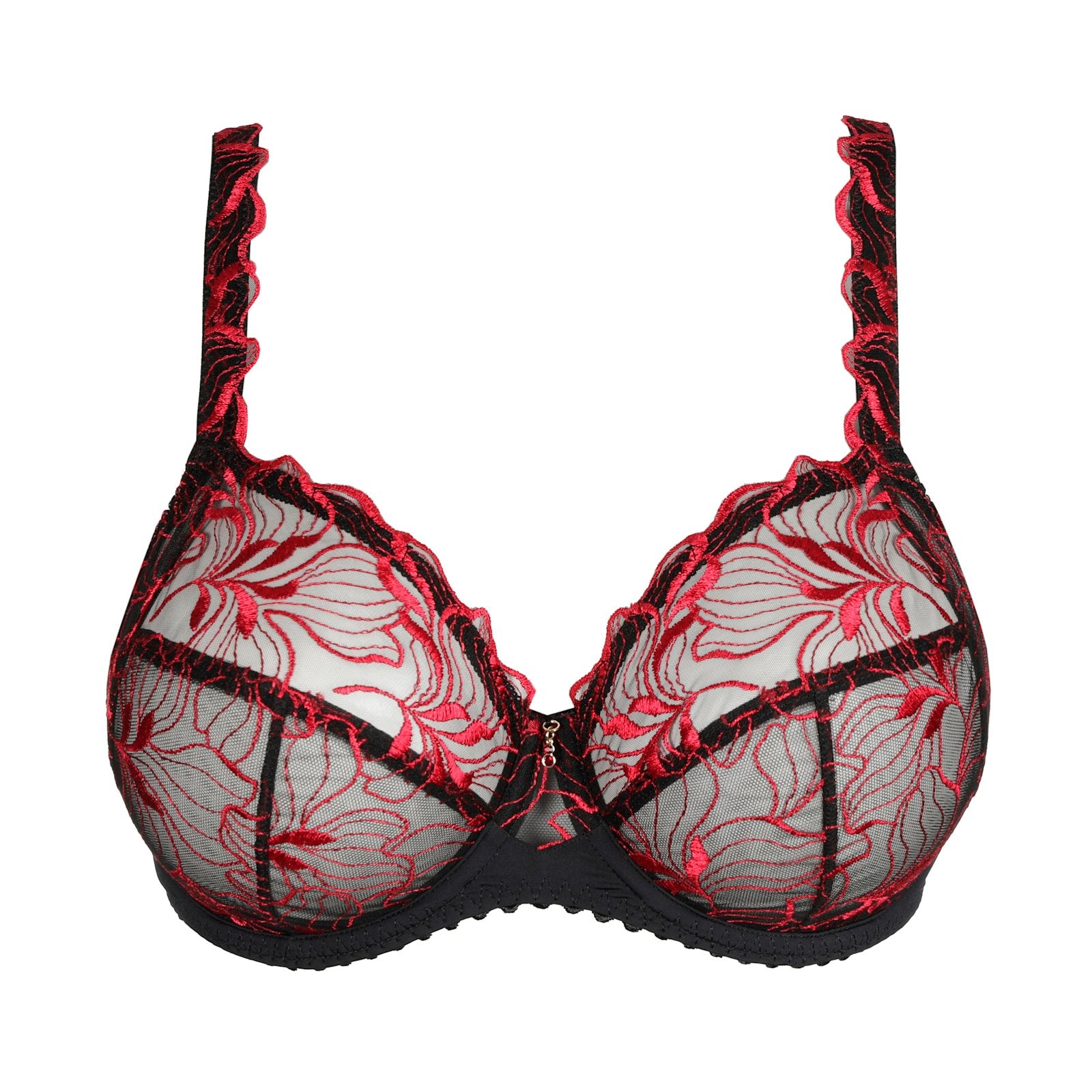 PrimaDonna Springdale Full Cup Bra flat lay in Black Rose