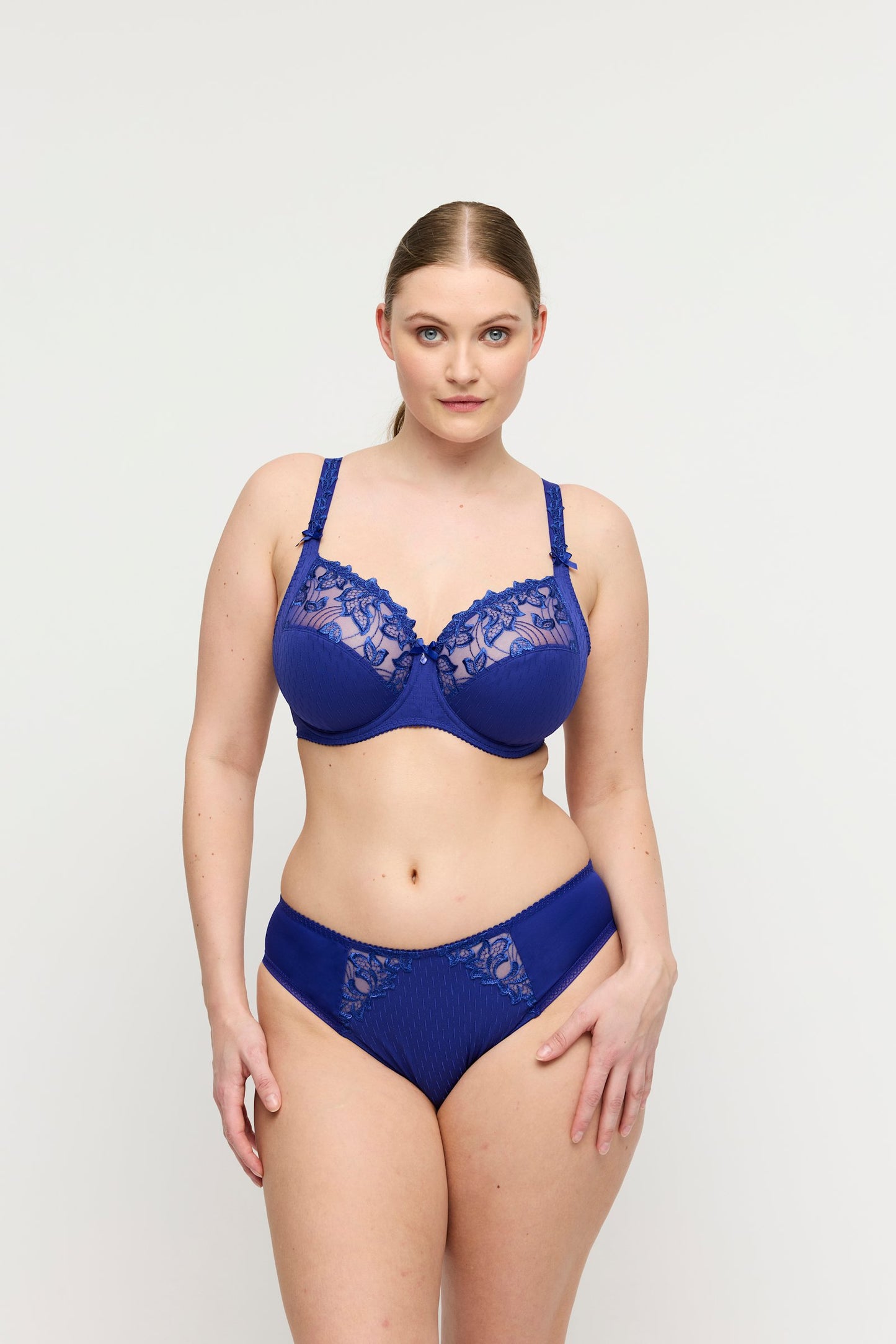 PrimaDonna Deauville Rio Brief on model in Iconic Blue