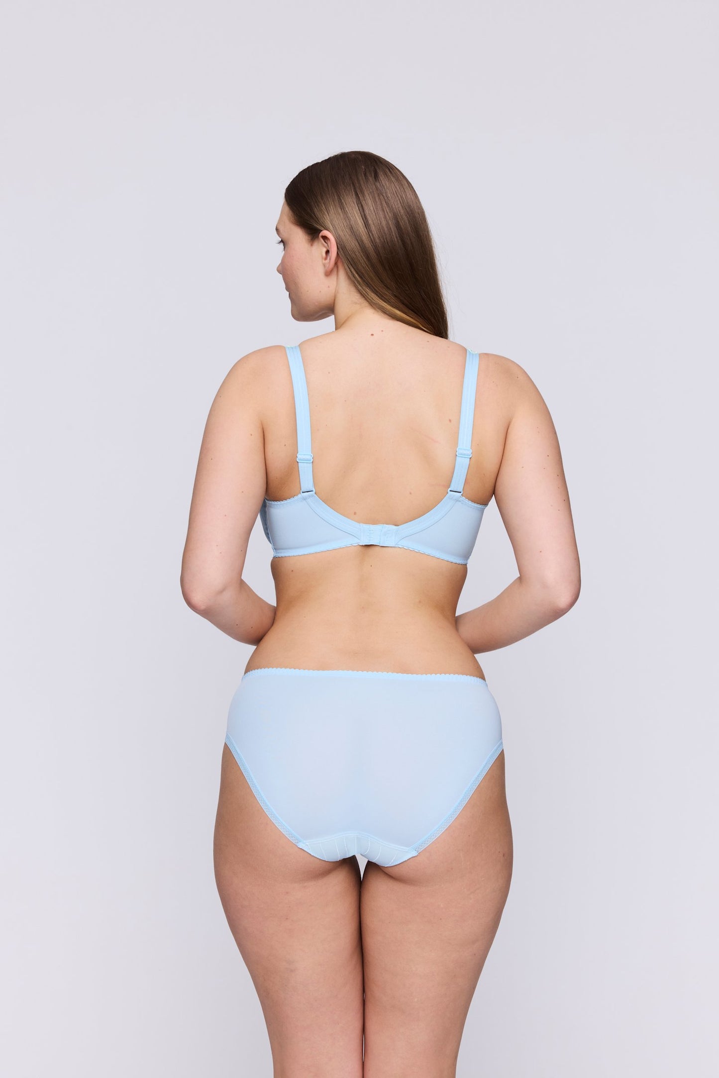 PrimaDonna Deauville Rio Brief on model in Milky Blue