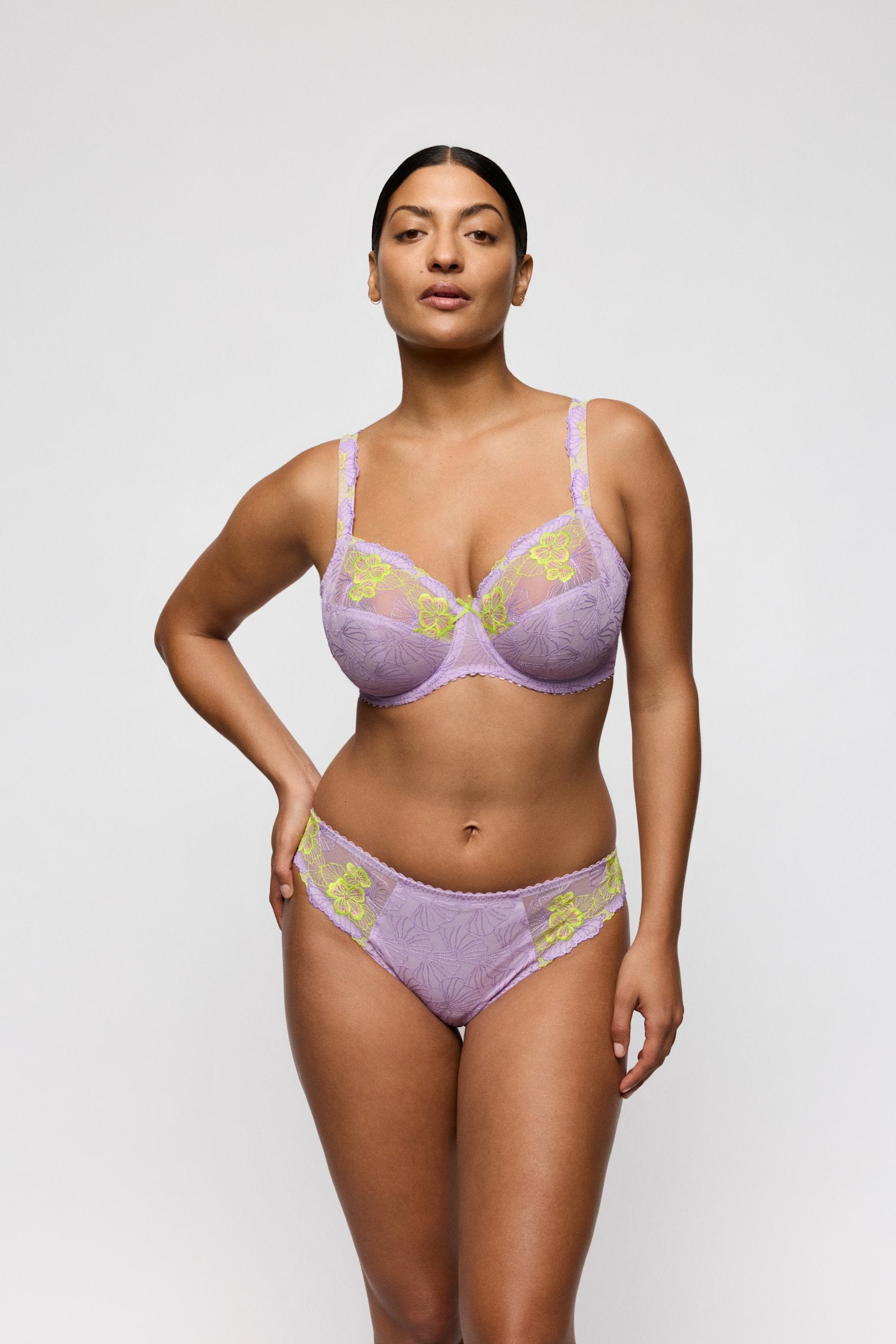 PrimaDonna Ixia Rio Brief on model in Wisteria