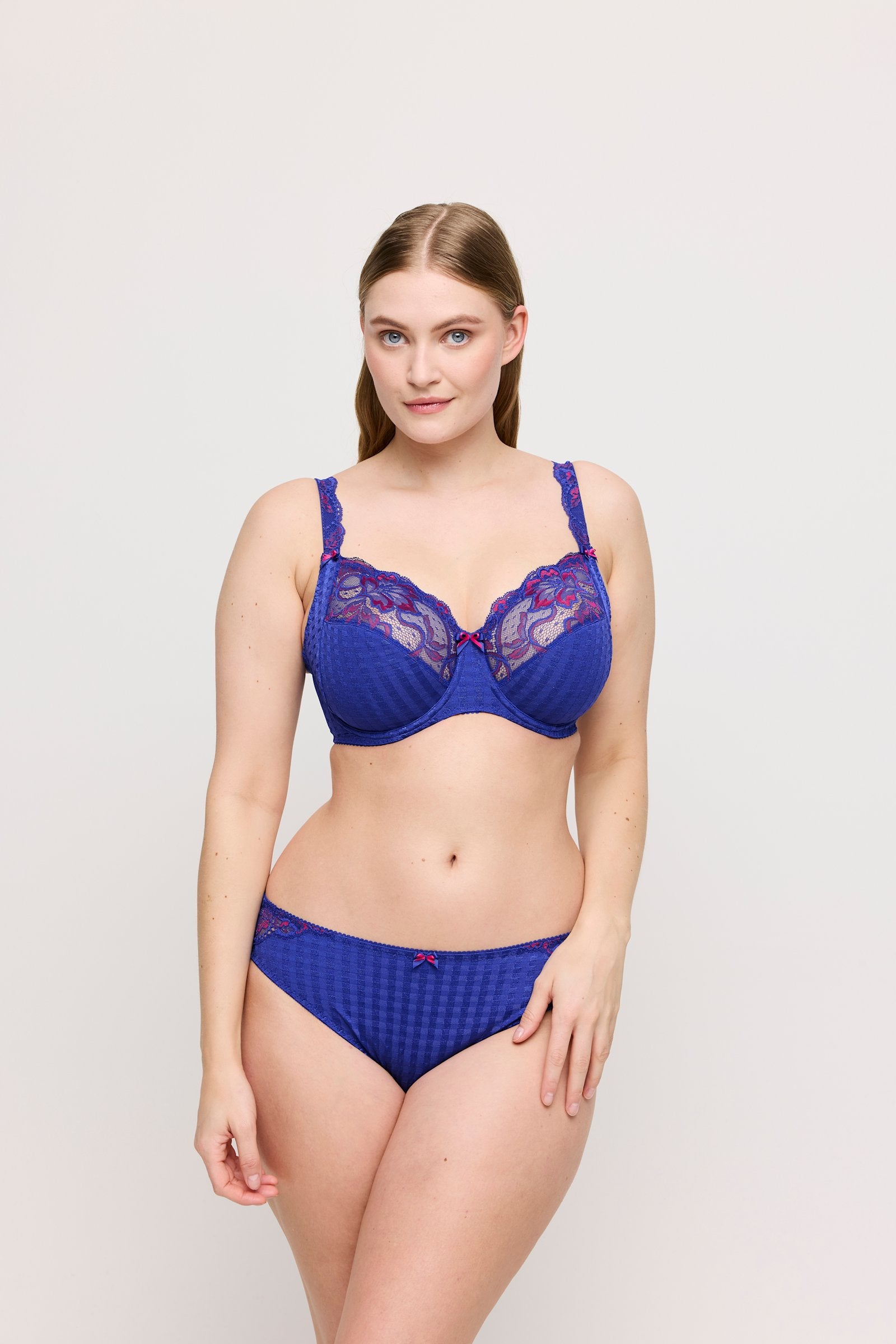 PrimaDonna Madison Rio Brief on model in Blueberry Kiss
