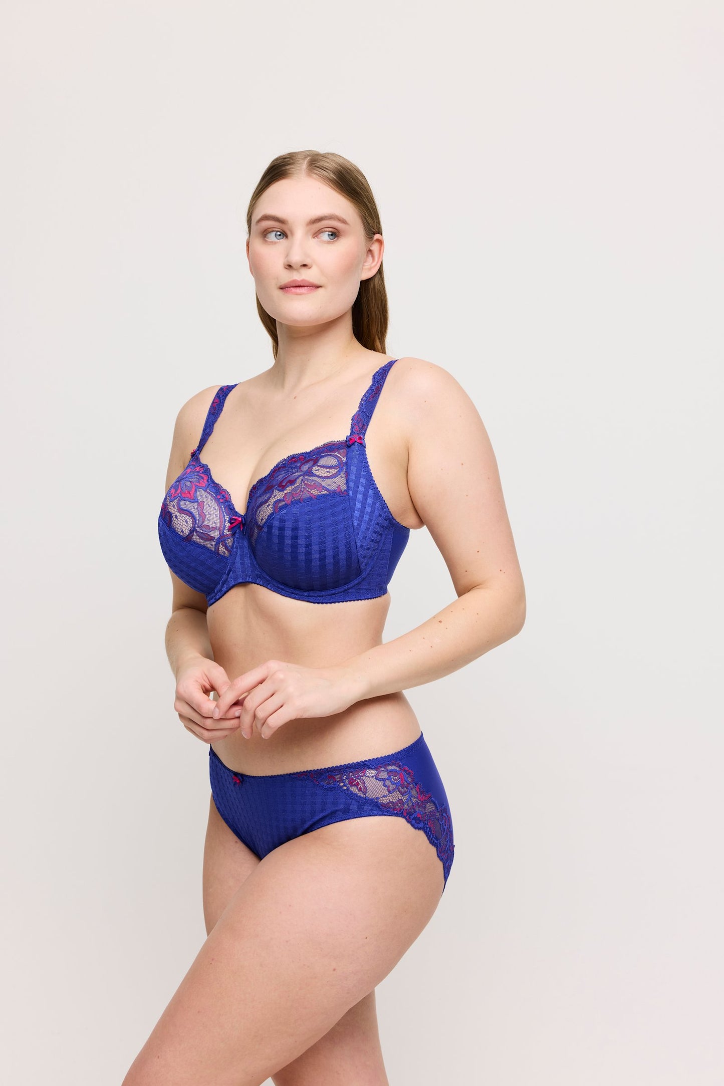 PrimaDonna Madison Rio Brief on model in Blueberry Kiss