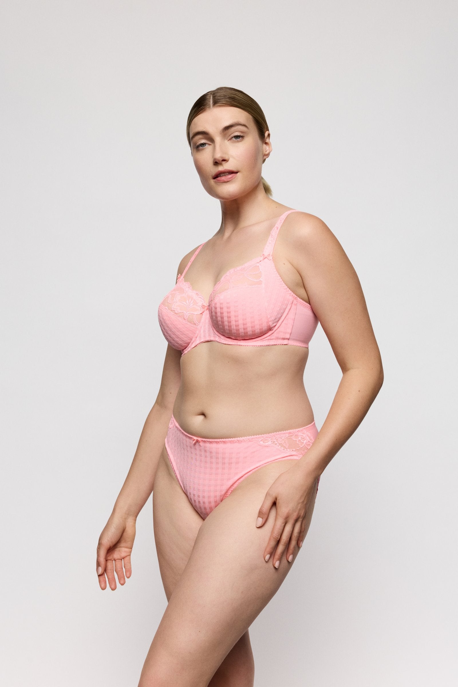PrimaDonna Madison Rio Brief on model in Pink Parfait
