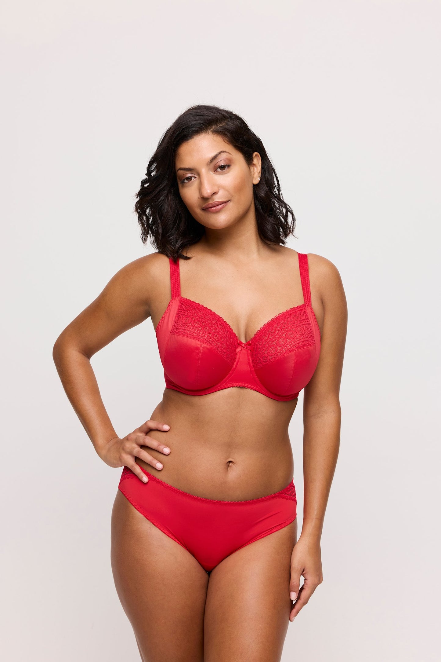 PrimaDonna Montara Rio Brief on model in True Red