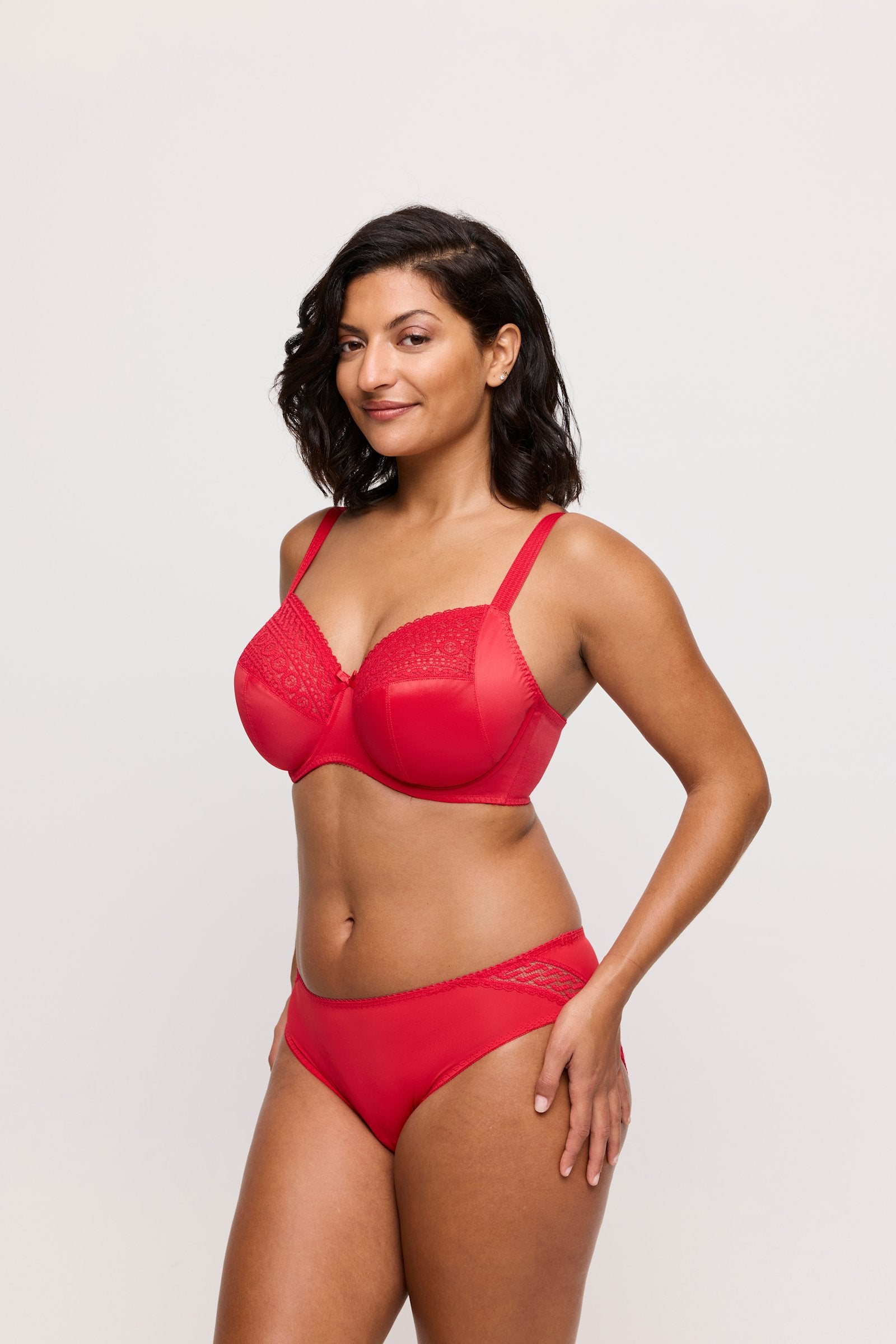 PrimaDonna Montara Rio Brief on model in True Red