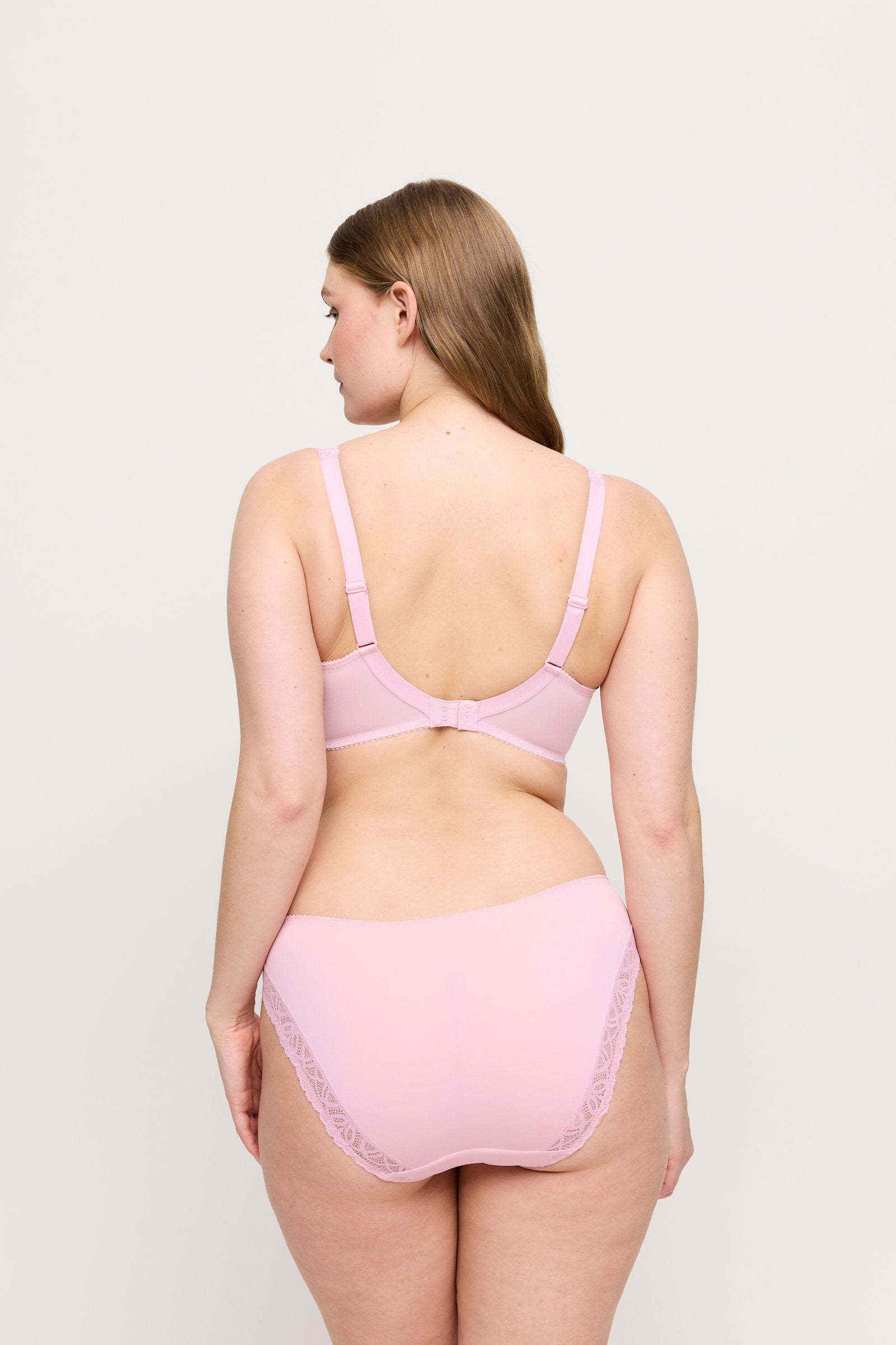 PrimaDonna Salerno Rio Brief on model in Spring Rose