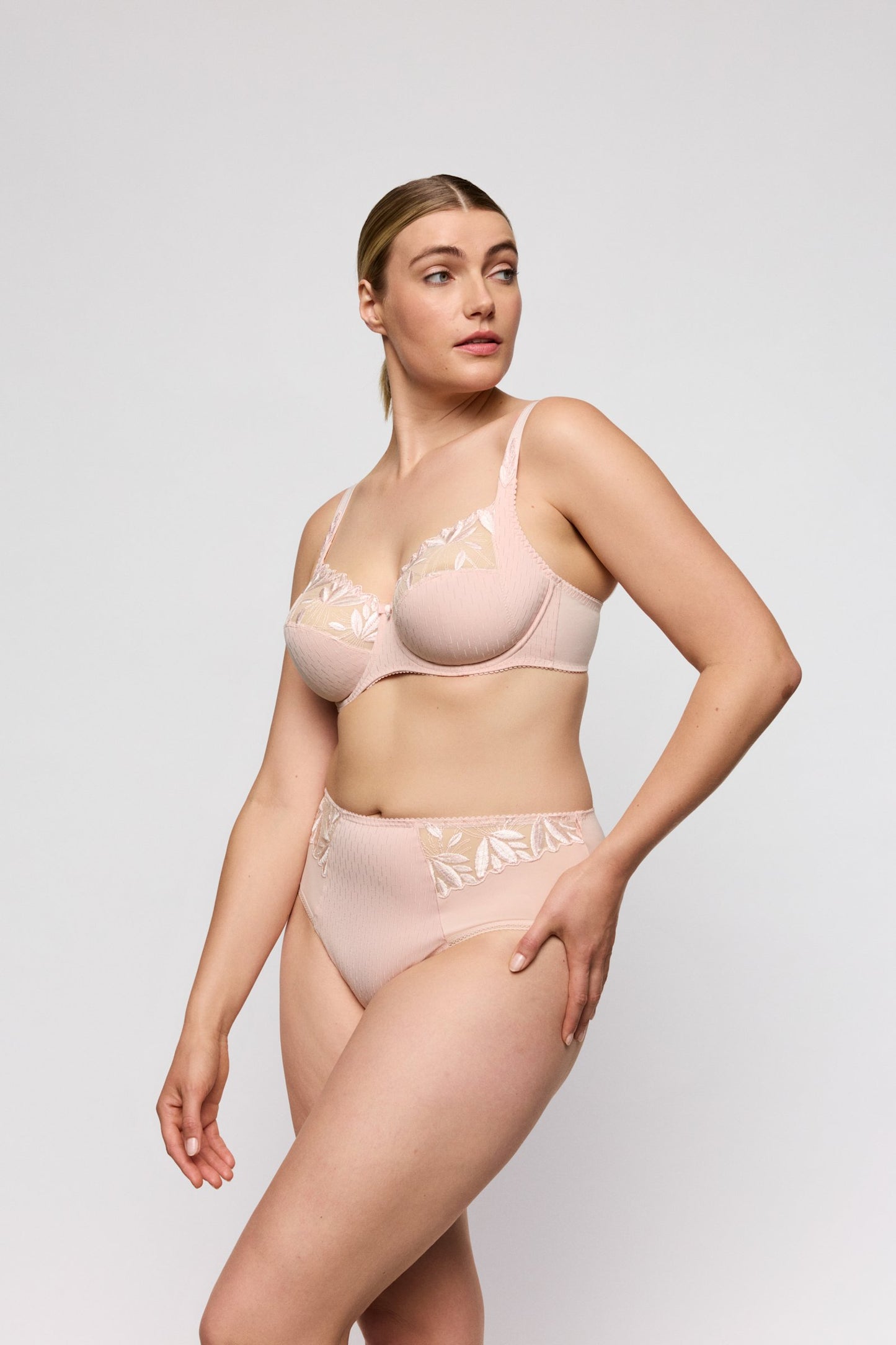 PrimaDonna Orlando Full Brief on model in Pearly Pink