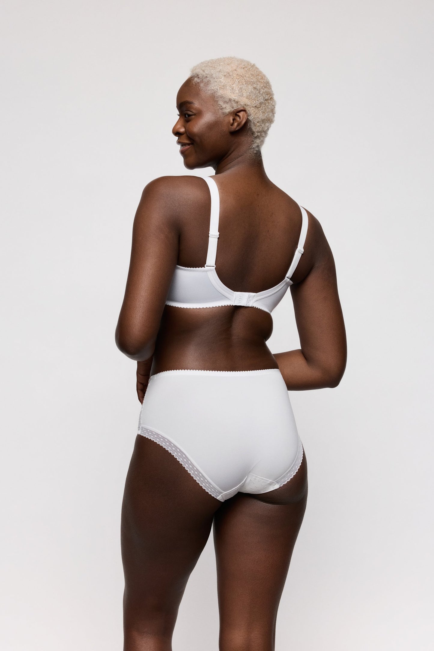 PrimaDonna Osino Full Brief on model in White