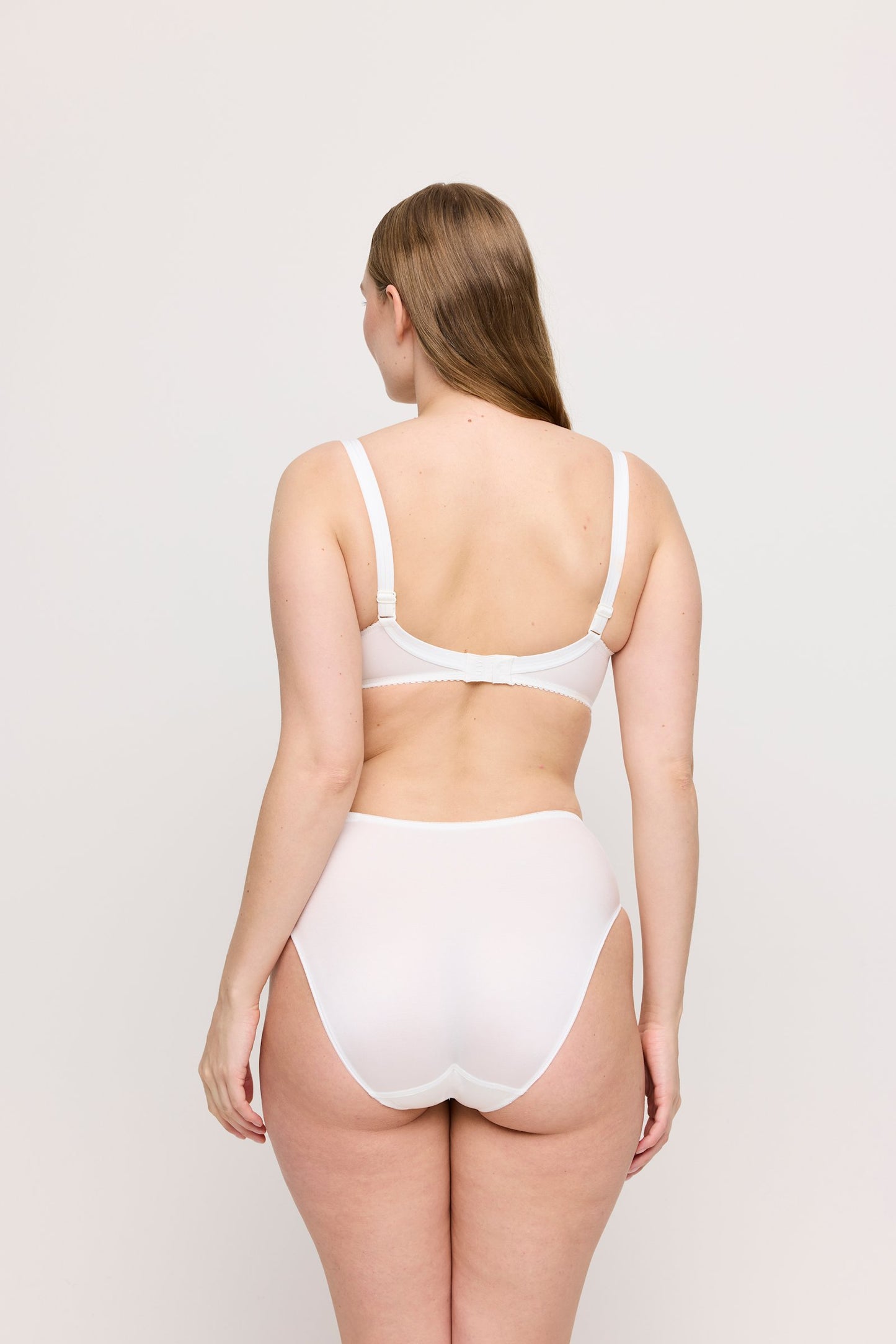 PrimaDonna Satin Full Brief on model in Natural