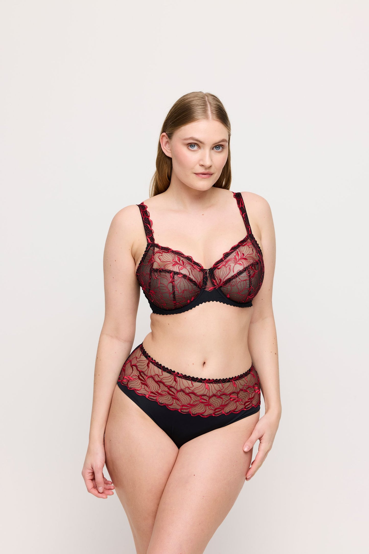 PrimaDonna Springdale Full Brief on model in Black Rose