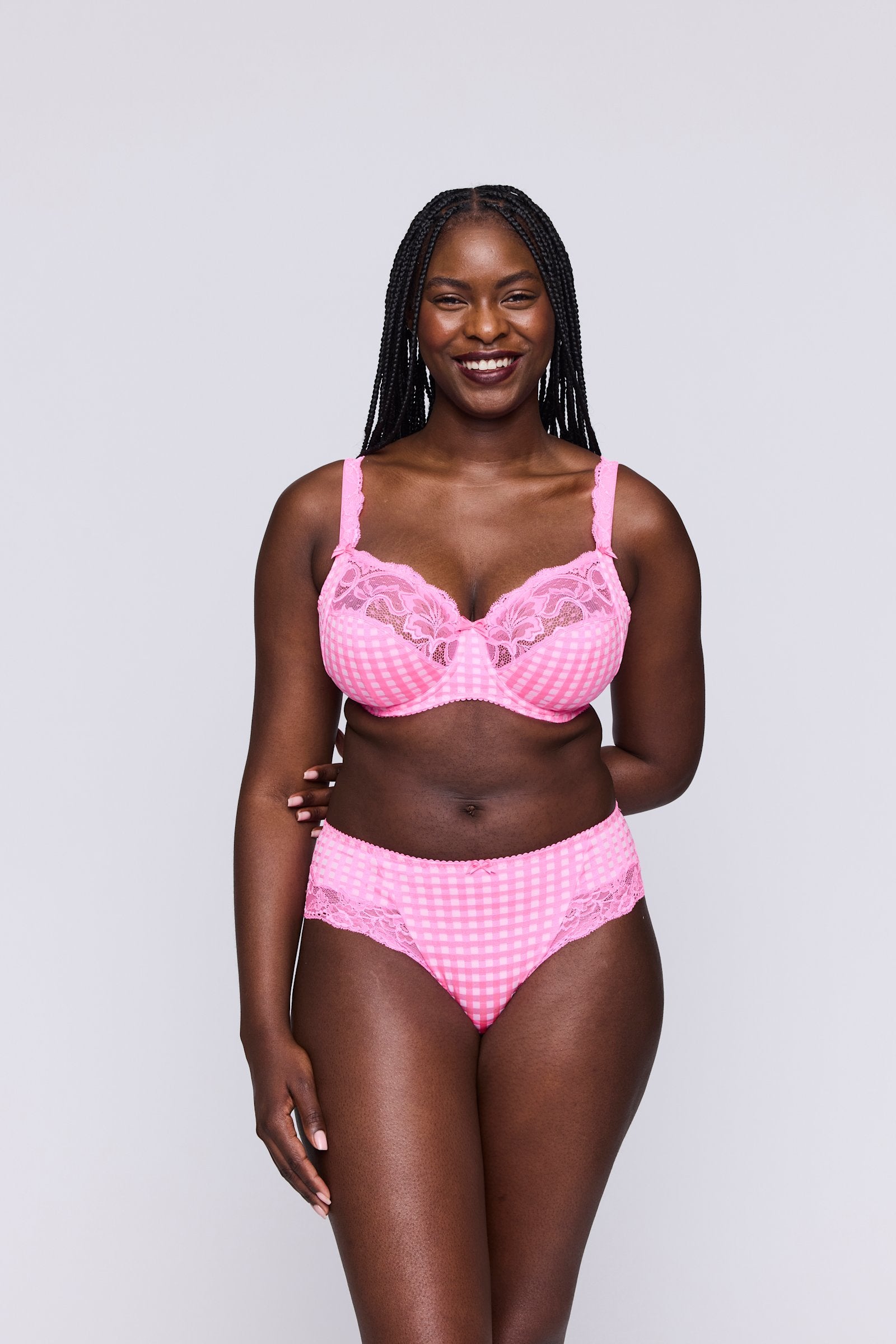 PrimaDonna Madison Hotpant on model in Pinkissimo