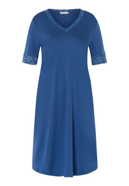 Hanro Basic Moments Nw Moments Nw S/Slv Nightdress 100 Cm (077040) White
