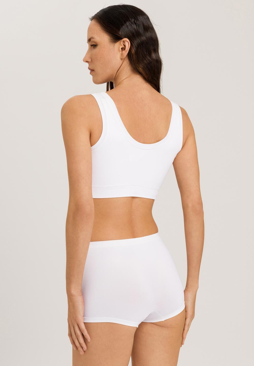 Hanro Basic Touch Feeling Touch Feeling Croptop Padded (071806) White