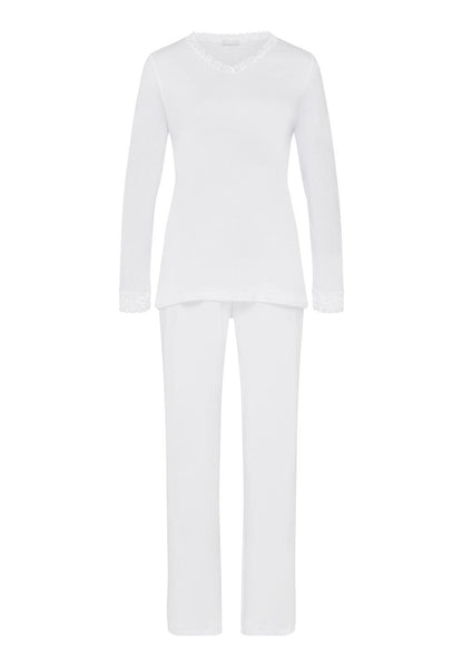 Hanro Basic Moments Nw Moments Nw L/Slv Pajama (077041) White