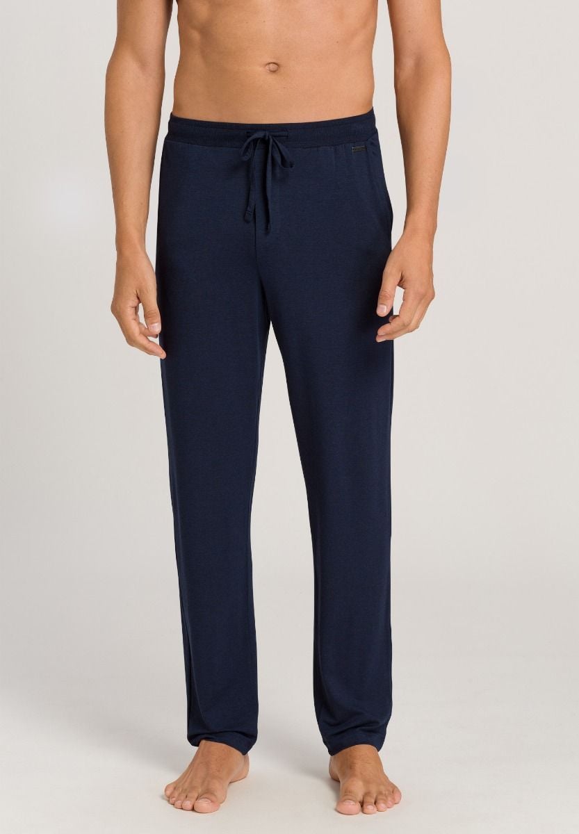 Hanro Basic Casuals Long Pants (075040) Deep Navy