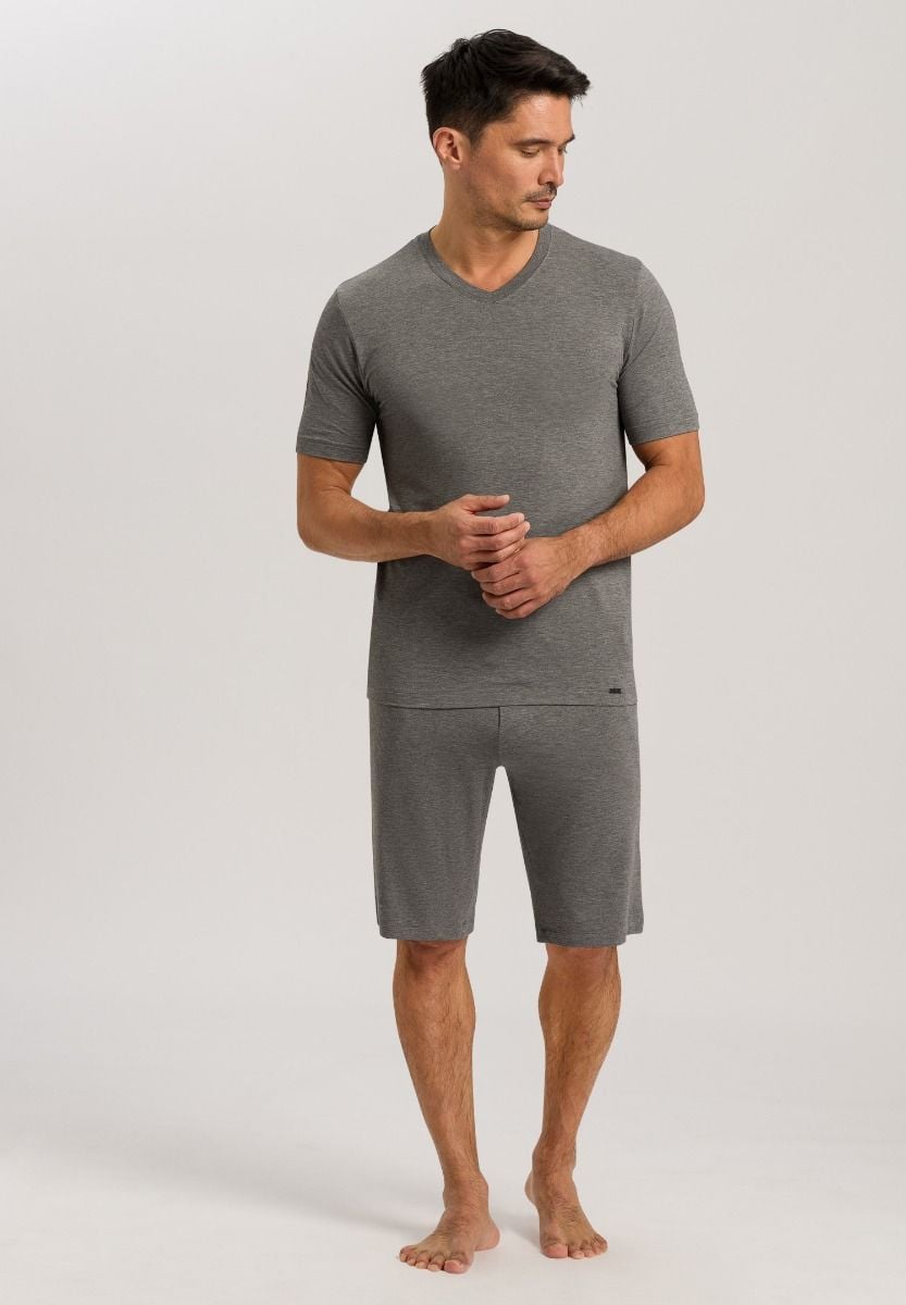 Hanro Basic Casuals Short Pants (075039) Stone Melange