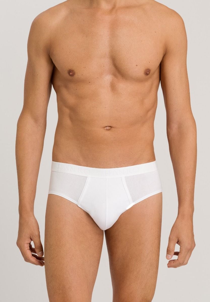 Hanro Basic Cotton Essentials Cotton Essentials Briefs (073101) All White