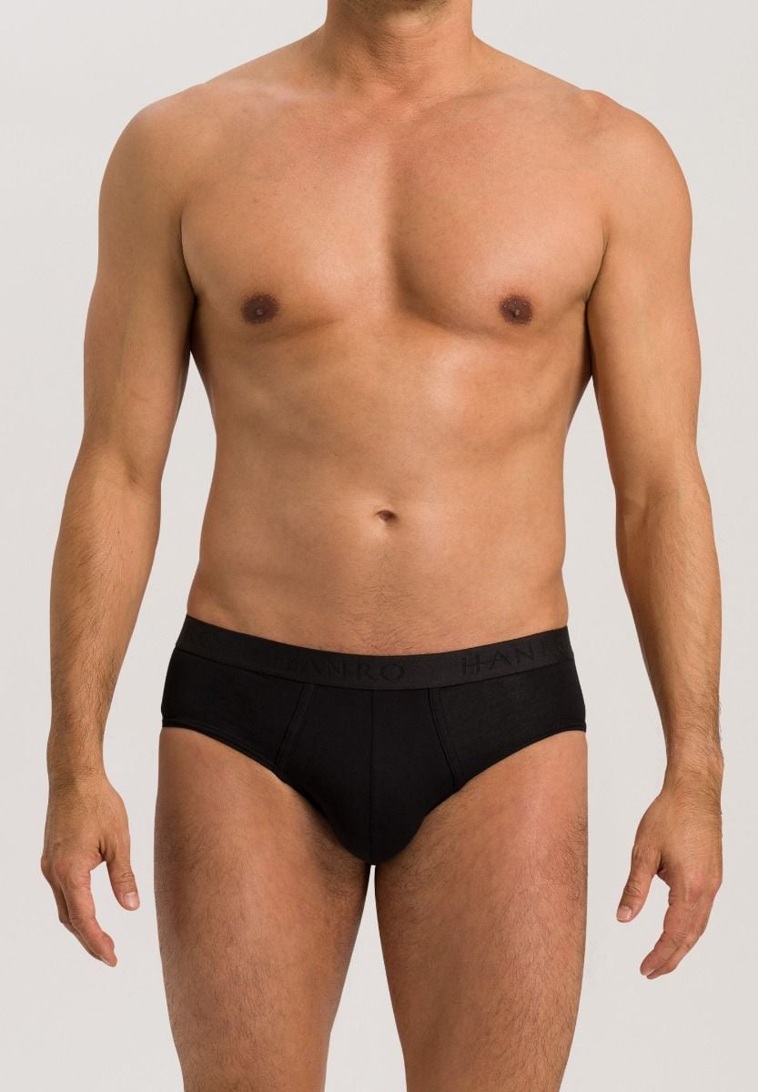 Hanro Basic Cotton Essentials Cotton Essentials Briefs (073101) All Black