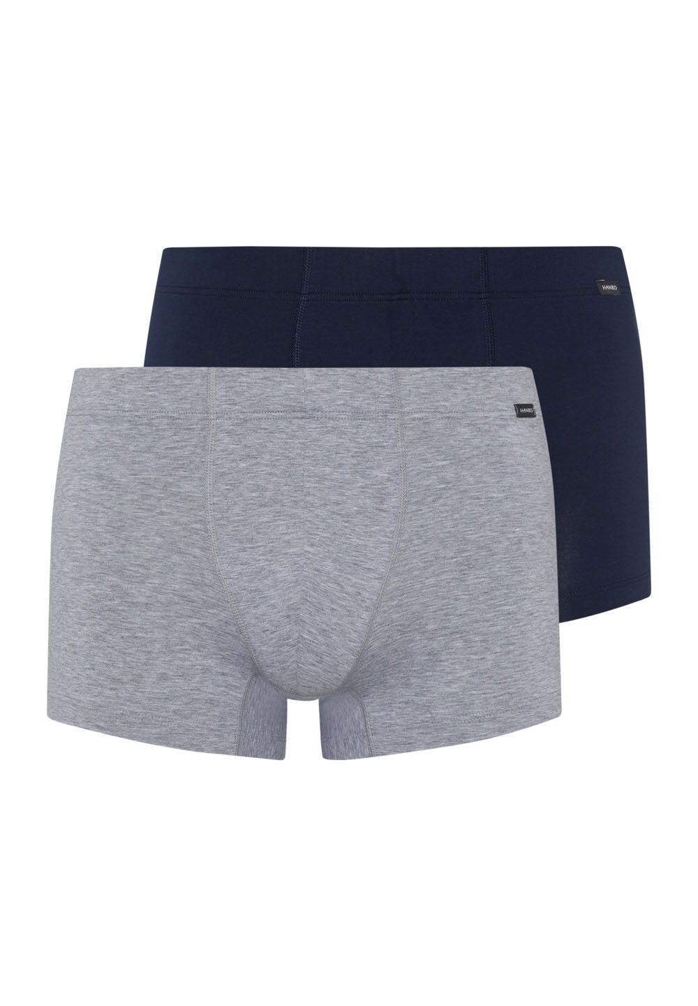 Hanro Basic Cotton Essentials Cotton Essentials Pants 2Pack (073079) Light Melange/Deep Navy