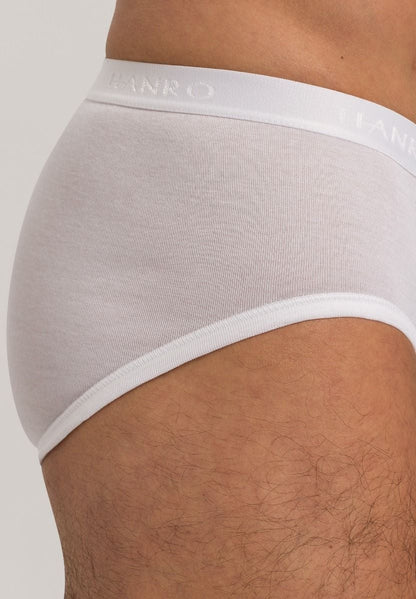 Hanro Basic Cotton Pure Cotton Pure Briefs With Fly (073631) White