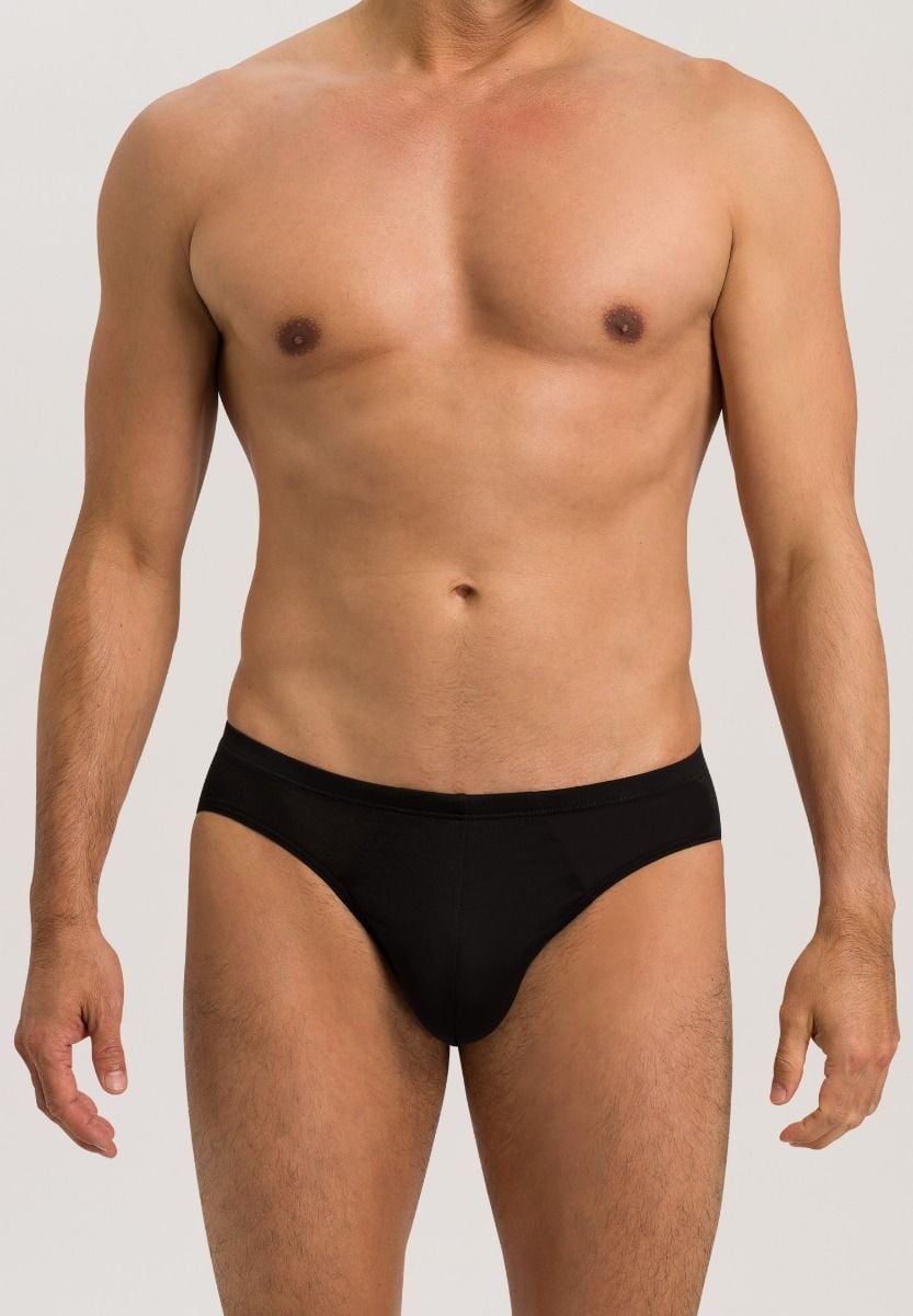 Hanro Basic Cotton Sporty Cotton Sporty Briefs (073501) Black