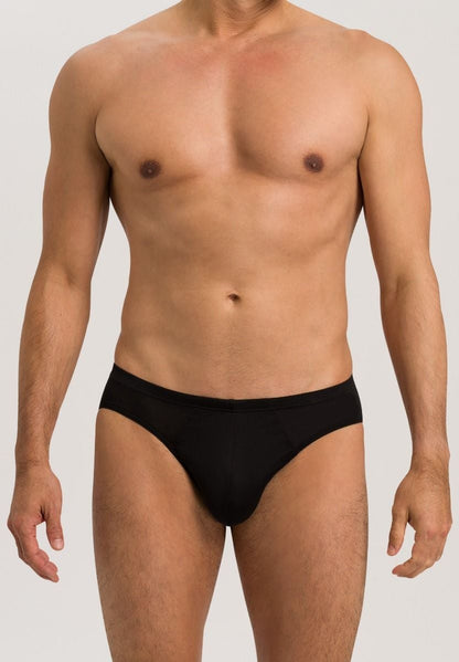 Hanro Basic Cotton Sporty Cotton Sporty Briefs (073501) Black