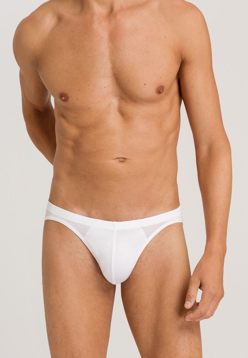 Hanro Basic Cotton Sporty Cotton Sporty Mini Briefs (073502) White