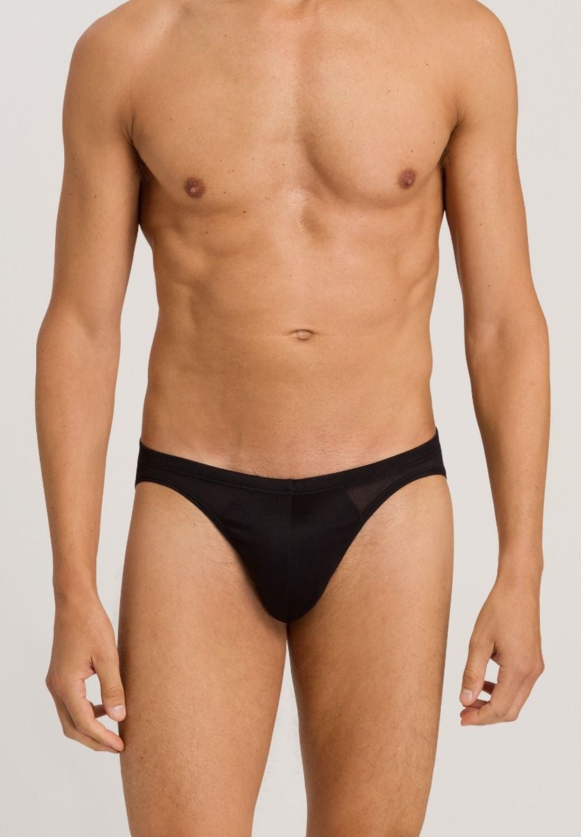 Hanro Basic Cotton Sporty Cotton Sporty Mini Briefs (073502) Black