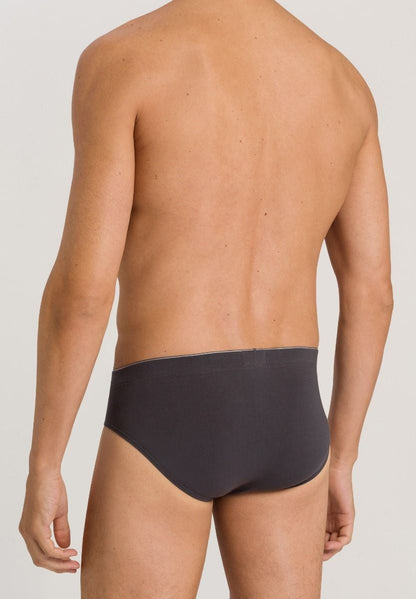 Hanro Basic Cotton Superior Cotton Superior Briefs (073085) Coal Grey