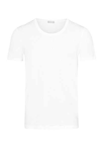 Hanro Basic Cotton Superior Cotton Superior Short Sleeve Shirt (073088) White
