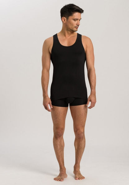 Hanro Basic Cotton Superior Cotton Superior Tank Top (073087) Black