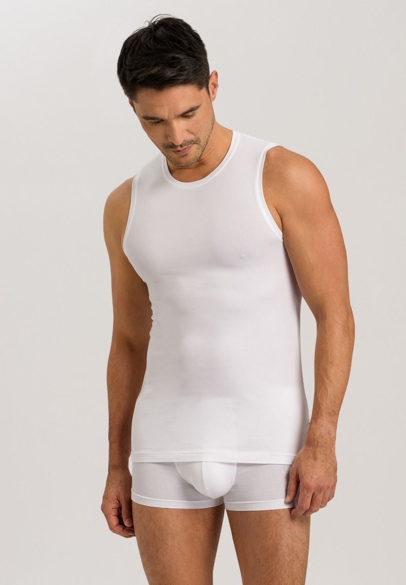 Hanro Basic Cotton Superior Cotton Superior Tank Top (073098) White