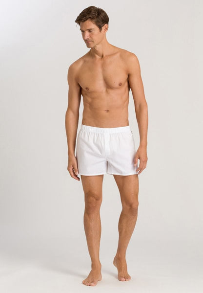 Hanro Basic Fancy Woven Fancy Woven Boxers (074013) White