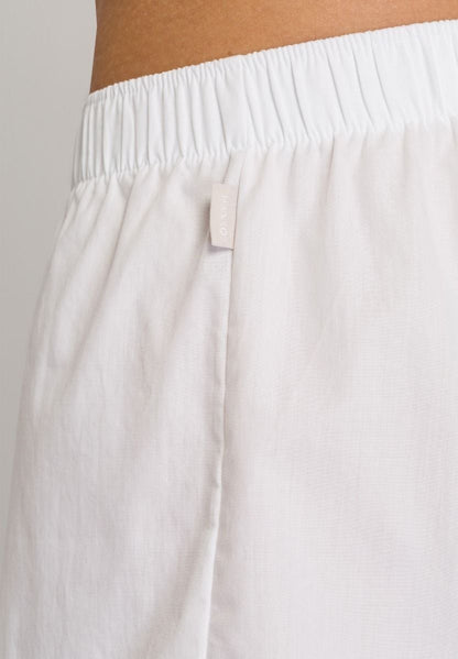 Hanro Basic Fancy Woven Fancy Woven Boxers (074013) White
