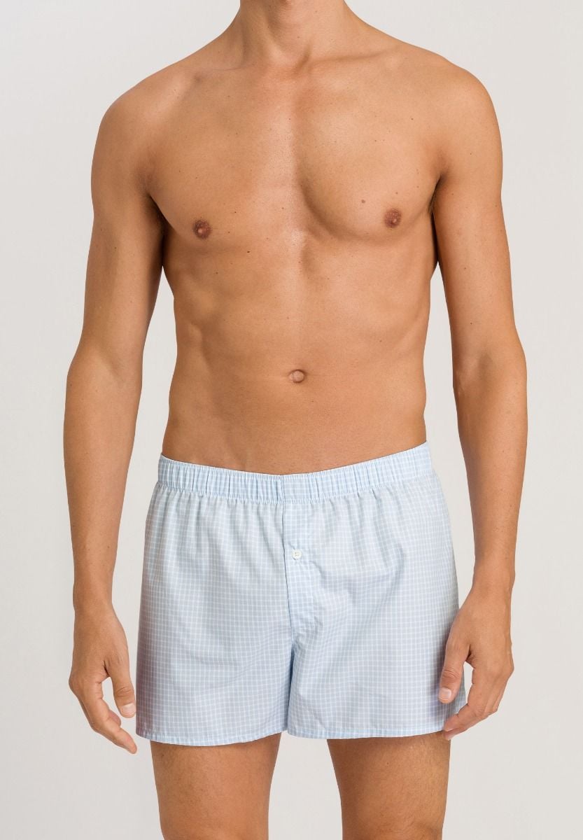 Hanro Basic Fancy Woven Fancy Woven Boxers (074013) Small Vichy Check