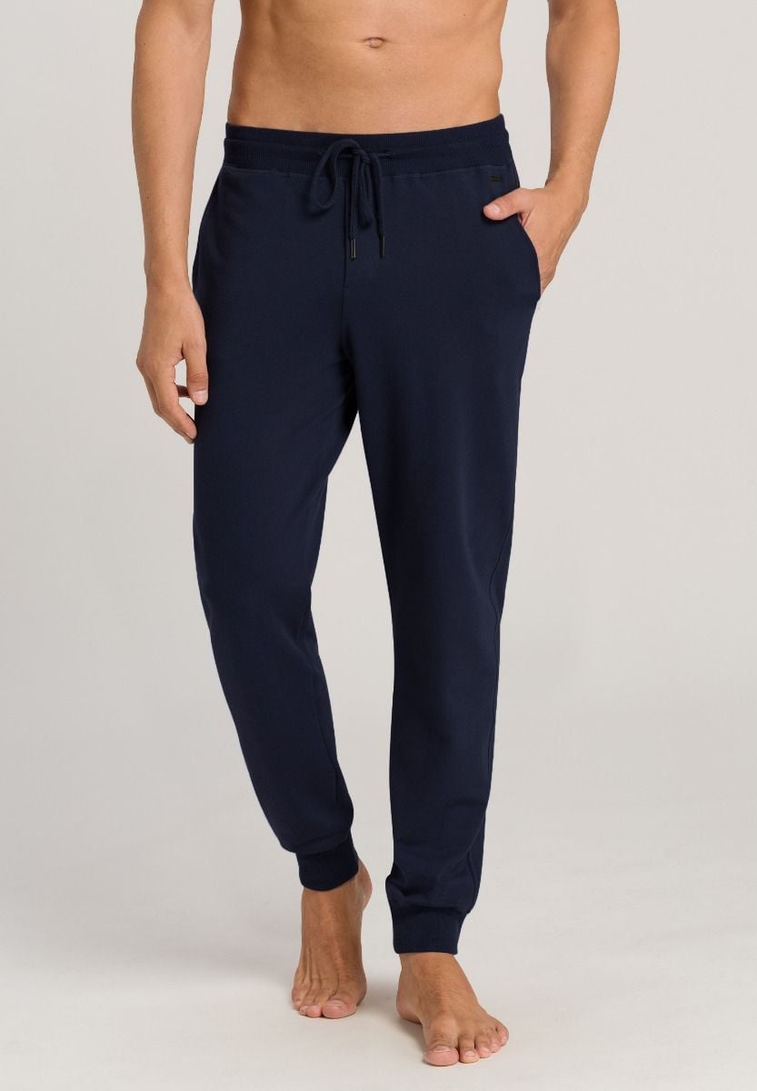 Hanro Basic Leisure Leisure Long Pants (075071) Black Iris