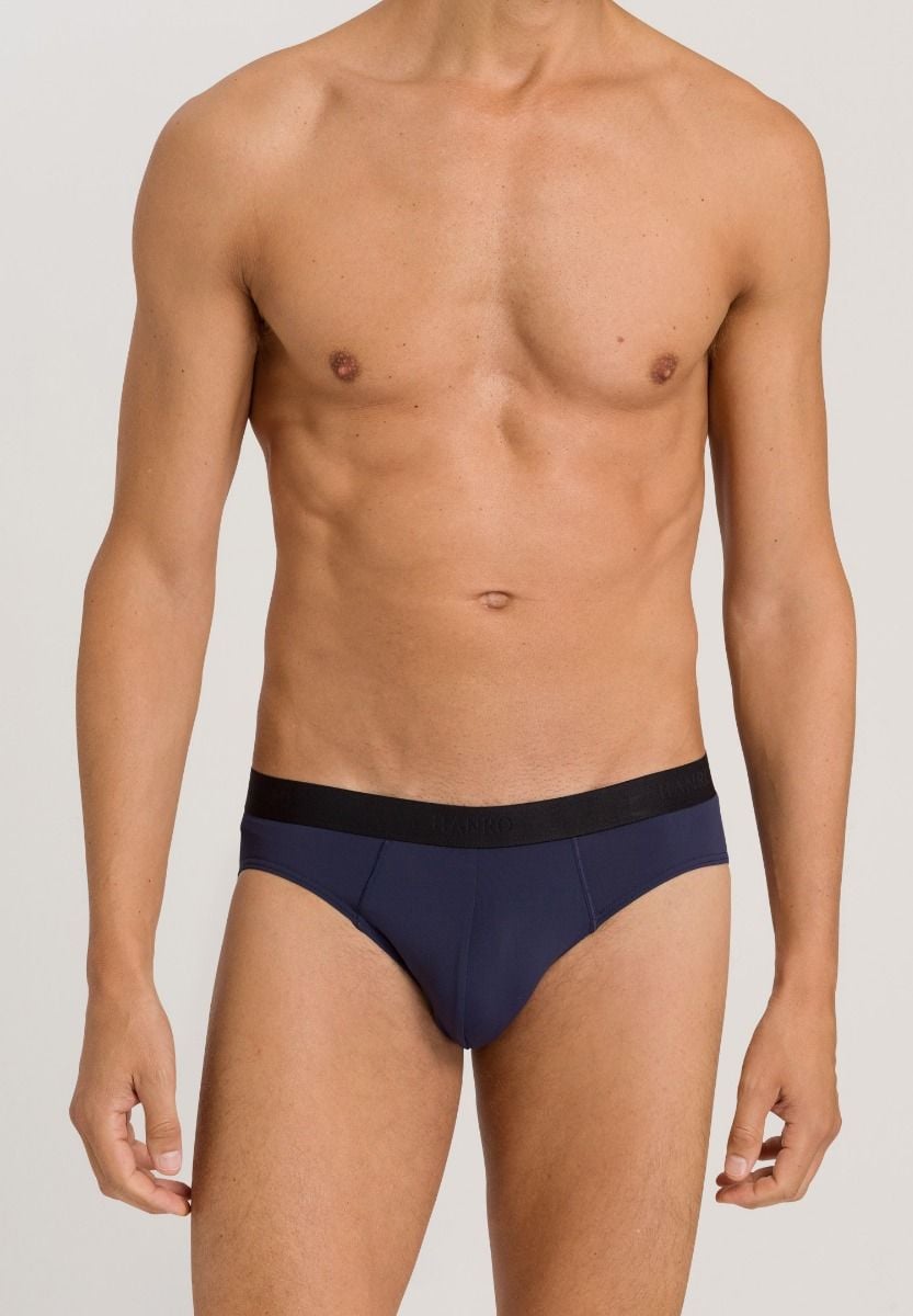 Hanro Basic Micro Touch Micro Touch Briefs (073106) Midnight Navy