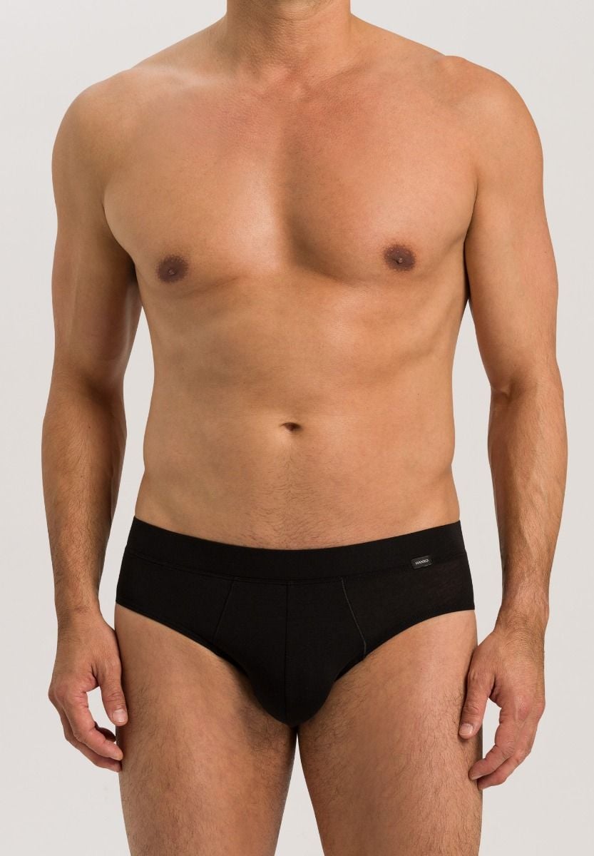 Hanro Basic Natural Function Natural Function Briefs (073180) Deep Black