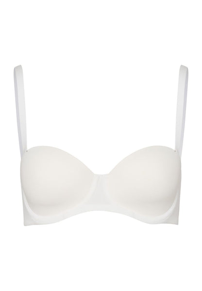 Hanro Basic Allure Allure Padded Bandeau Bra (071732) Off White
