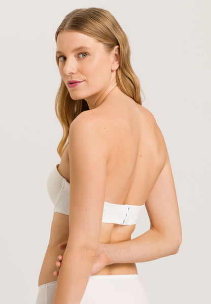 Hanro Basic Allure Allure Padded Bandeau Bra (071732) Off White