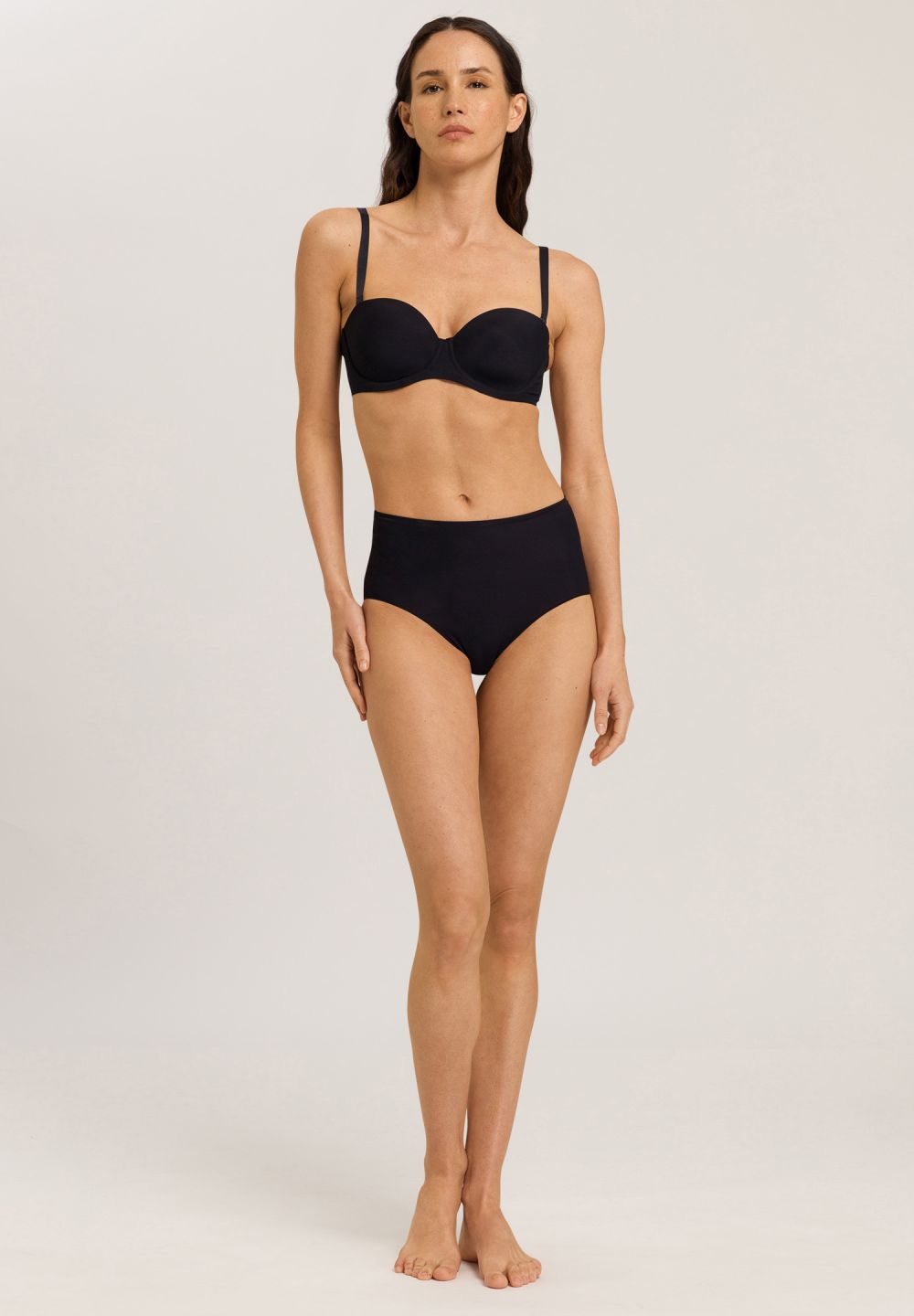 Hanro Basic Allure Allure Padded Bandeau Bra (071732) Black