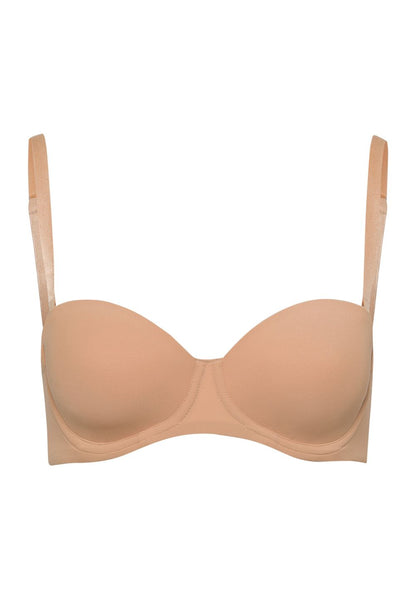 Hanro Basic Allure Allure Padded Bandeau Bra (071732) Nude
